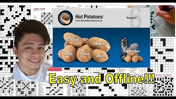 Electronic Crossword Puzzle using HotPotatoes 6 | Video Tutorial | T DeX