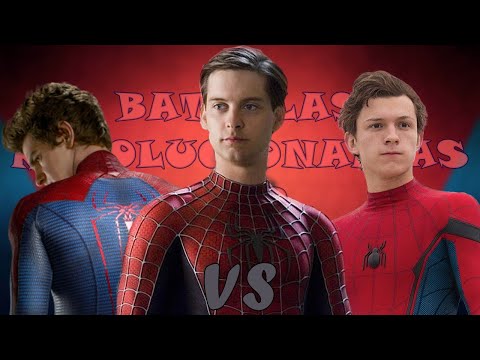 Andrew VS Tobey VS Tom l Spider-Man Battle Royale Batallas Revolucionarias Rap l Especial
