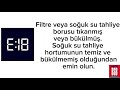 E18 hata kodu Siemens Çamaşır Makinesi