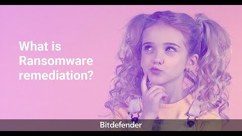 What is Bitdefender ransomware remediation?