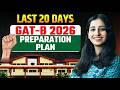 Last 20 Days GAT-B 2026 Preparation Plan I GAT B Exam Strategy I GAT B 2026 I Bansal Biology