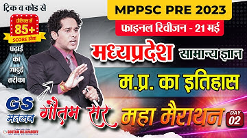 MP GK | MPPSC Pre 2023 | History of MP | Goutam Sir
