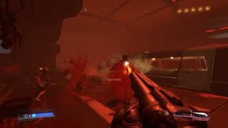 DOOM (2016) Destroyed Argent Facility Mancubus Glory Kill Clipping Level Skip
