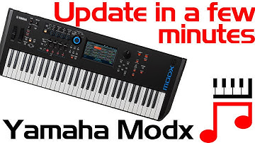 Update your yamaha modx in a few minutes, pro tip
