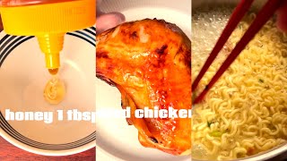 100 Ways to Upgrade Your Instant Noodles | Episode 8 : 🔥Spicy Chicken Leg Stir-Fry Noodles🍗🍜 screenshot 1