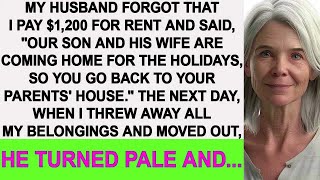 My husband forgot I pay $1,200 for rent and said, 'You should go back to your parents' house.'