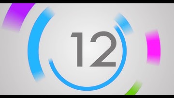60 seconds Countdown ( v 249 ) circle Timer with Sound Effects and voice HD