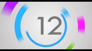 60 seconds Countdown ( v 249 ) circle Timer with Sound Effects and voice HD
