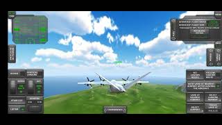 PLANE V/S TANKER (part 1 ) A plane crash in turboprop flight simulator