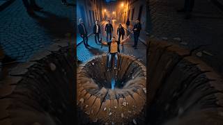 Scariest Anamorphic Illusion on the Street 😨🎨