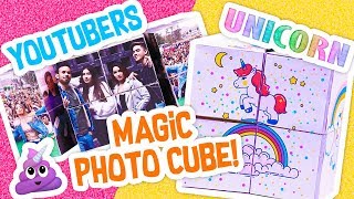 MAGIC photo CUBE  🦄UNICORN🦄& YOUTUBERS 🤩 DIY Tutorial-Crafts&Decor screenshot 5