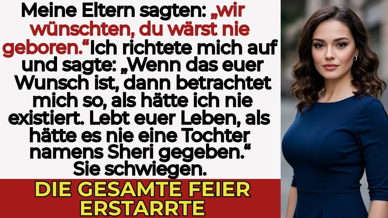 Meine Familie sagte  „Wir wünschten, du wärst nie geboren“ — bei meinem Abschlussessen, und dann…