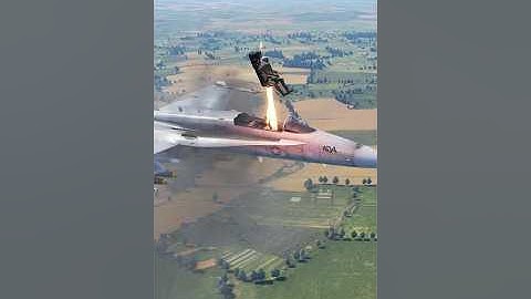 "Last-Moment Ejection From a Doomed Fighter Jet"