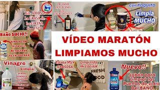 ✅ + de 2 HORAS DE LIMPIEZA DEL HOGAR| LIMPIEZA DE LA COCINA GRASOSA, BAÑOS MUY SUCIOS, ORGANIZACION
