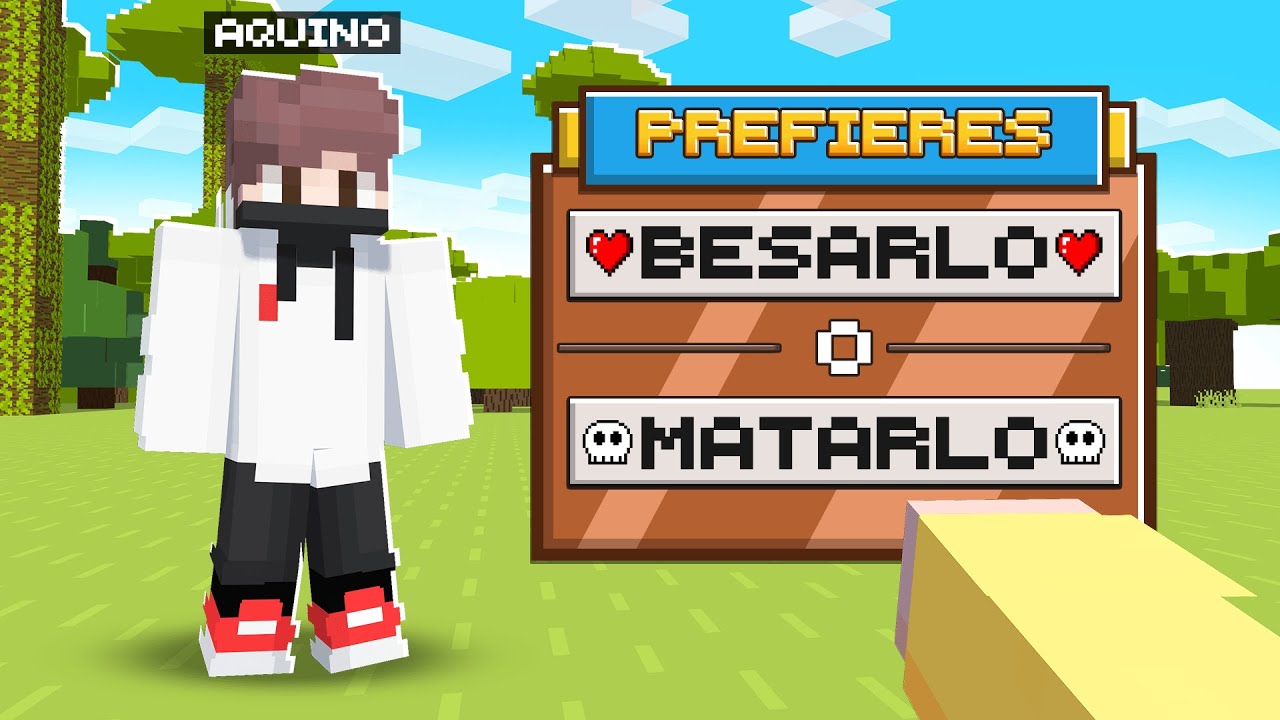 Hice un QUÉ PREFIERES en MINECRAFT