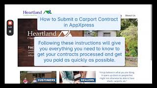How to Submit Carport Contract in App Express