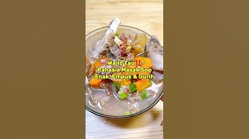 Sop tulang sapi, segar, empuk dan gurih. #soup #soptulangsapi #soptulang #cooking