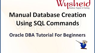 Steps for creating Oracle 11g manually using sql commands Profile
