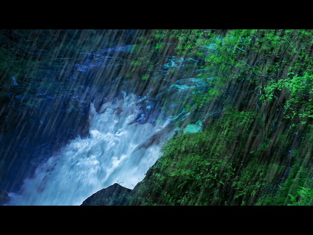 Nature's Best White Noise! | Rain and Waterfall Sounds for Sleeping class=