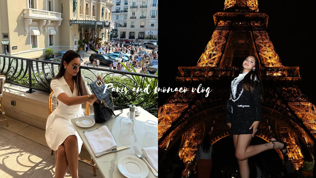 paris monaco vlog 🇫🇷🇲🇨