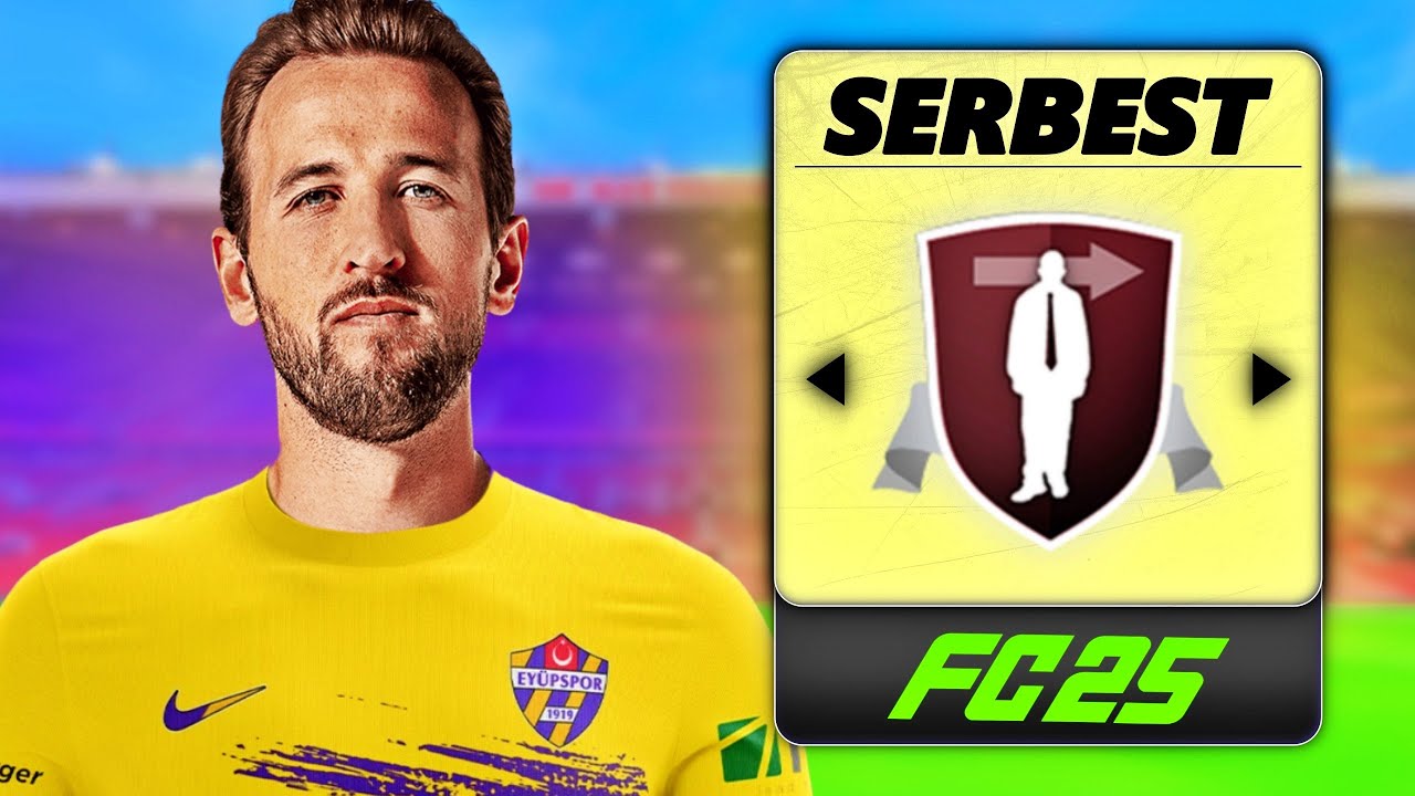 YENİ GÜNCELLEMEYLE SADECE SERBEST FUTBOLCULARLA REBUILD! FC 25 KARİYER MODU