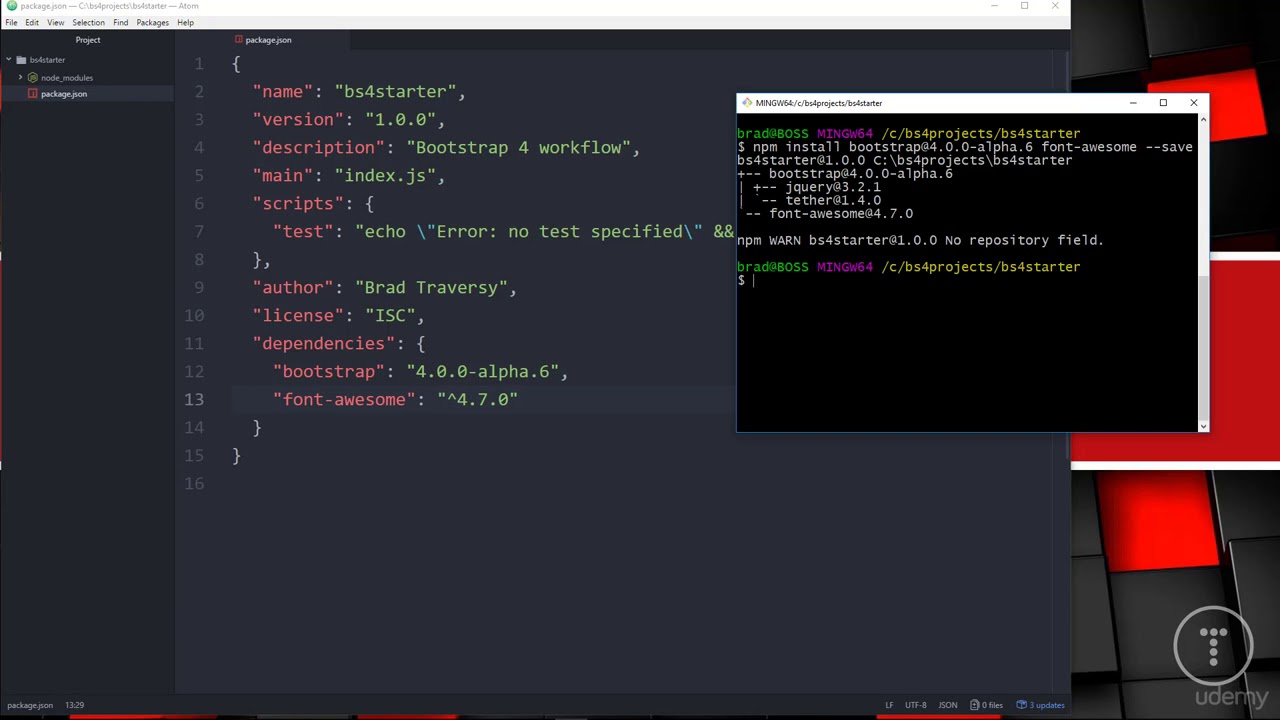 036 Install NPM Dependencies YouTube 036-install-npm-dependencies-youtube