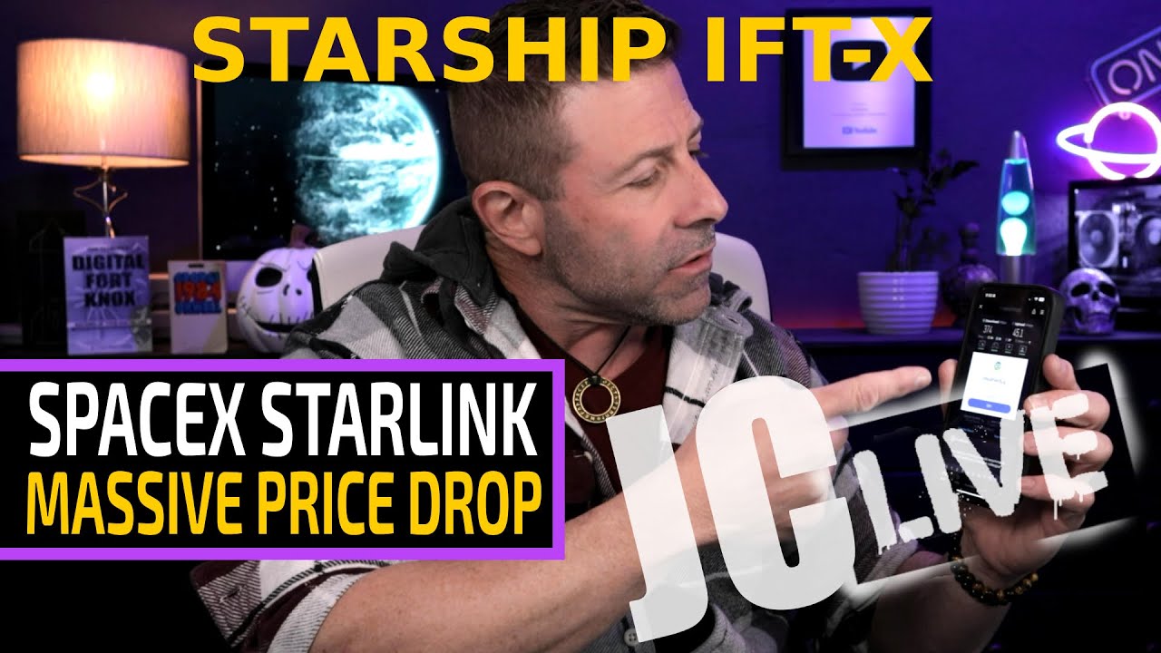 JCLive - SpaceX Starlink Just Slashed Your Internet Bill
