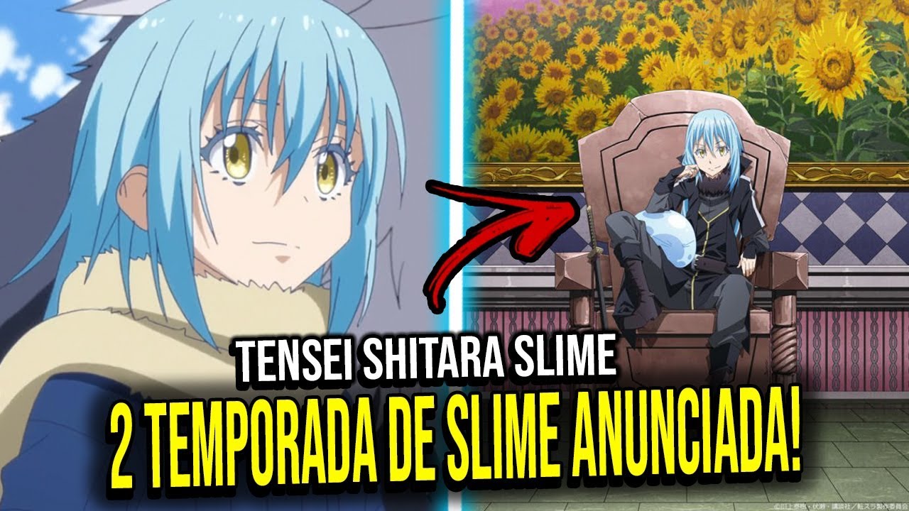 Tensei Shitara Slime Datta Ken tem 2ª temporada anunciada para