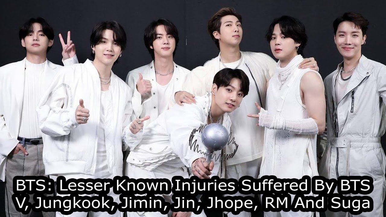 BTS: Lesser Known Injuries Suffered By BTSV, Jungkook, Jimin, Jin ...