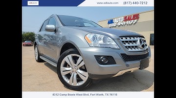 P2222   2010 Mercedes M ADL Auto Sales