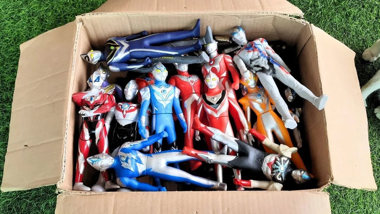 Open The Ultraman Toys Inside the Mystery Box, Ultraman Victory, Dark Zagi, Trigger, Taiga, Zero Z