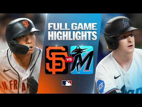 GIANTS vs. MARLINS Full Game Highlights (6/20/26) | MLB Highlights