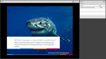 Predatory Publishing Practices