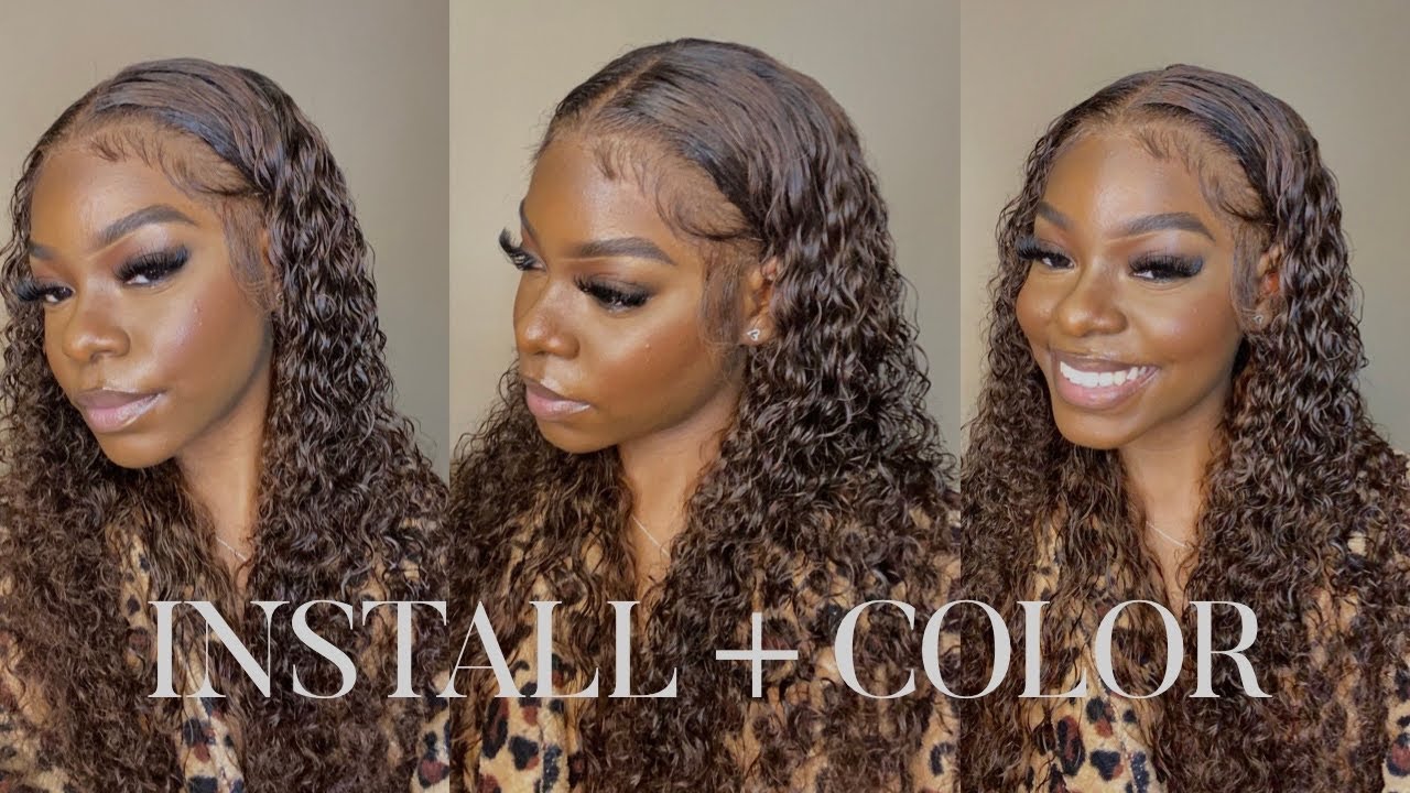 Chocolate Brown Wig Tutorial + Install (NO BLEACH)