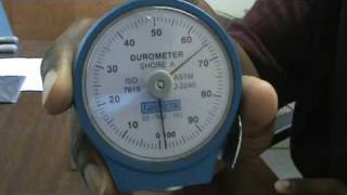 Checking Durometer with a handheld gage