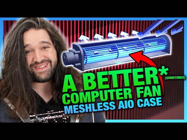 A Better Computer Fan - Sometimes: Cross-Flow Meshless AIO Case Benchmarks u0026 Review class=