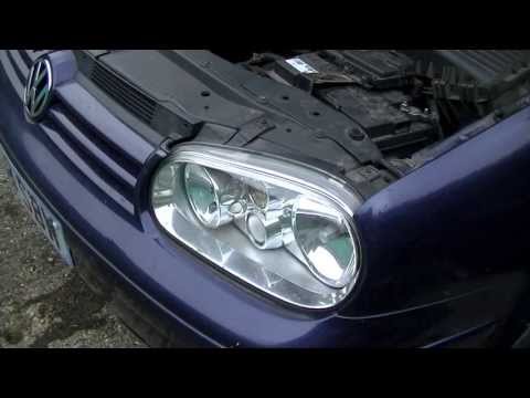 VW Golf Jetta Mk4 Headlight Bulb Replacement 1999-2005
