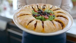 How To Make Taco Crescent Ring