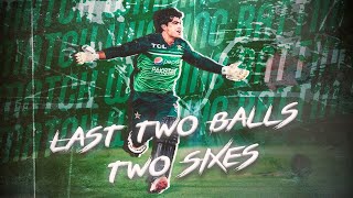 Naseem Shah Match Winning Sixes Against AFG 🗿🔥☠️|| AZHAR EDITX