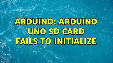 Arduino: Arduino Uno SD card fails to initialize (2 Solutions!!)