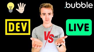 Bubble Tip #5 (of 10) - Developer and Live versions - Bubble Beginners - #bubble #nocode #tips
