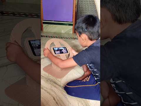 Car racing game from cardboard #artist #youtubeshorts #craft