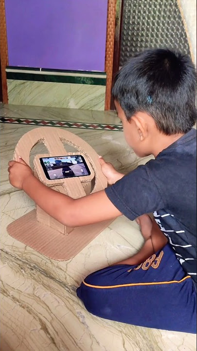 Car racing game from cardboard #artist #youtubeshorts #craft