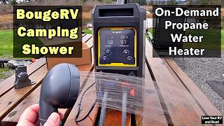 BougeRV Portable Propane Water Heater Shower - Demo and Features