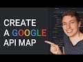 Create A Google Map In A Website | Google API Map | Learn HTML and CSS | HTML Tutorial