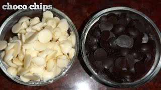 Choco chips / homemade choco chips Recipe / 2 types of choco chips / how to make perfect choco chip