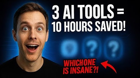 3 AI Tools That Will Save You 10 HOURS a Week (2025 Edition!)
