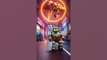 Flare Pup & Rusty Joe 🚀🔥 epic robot race #shorts