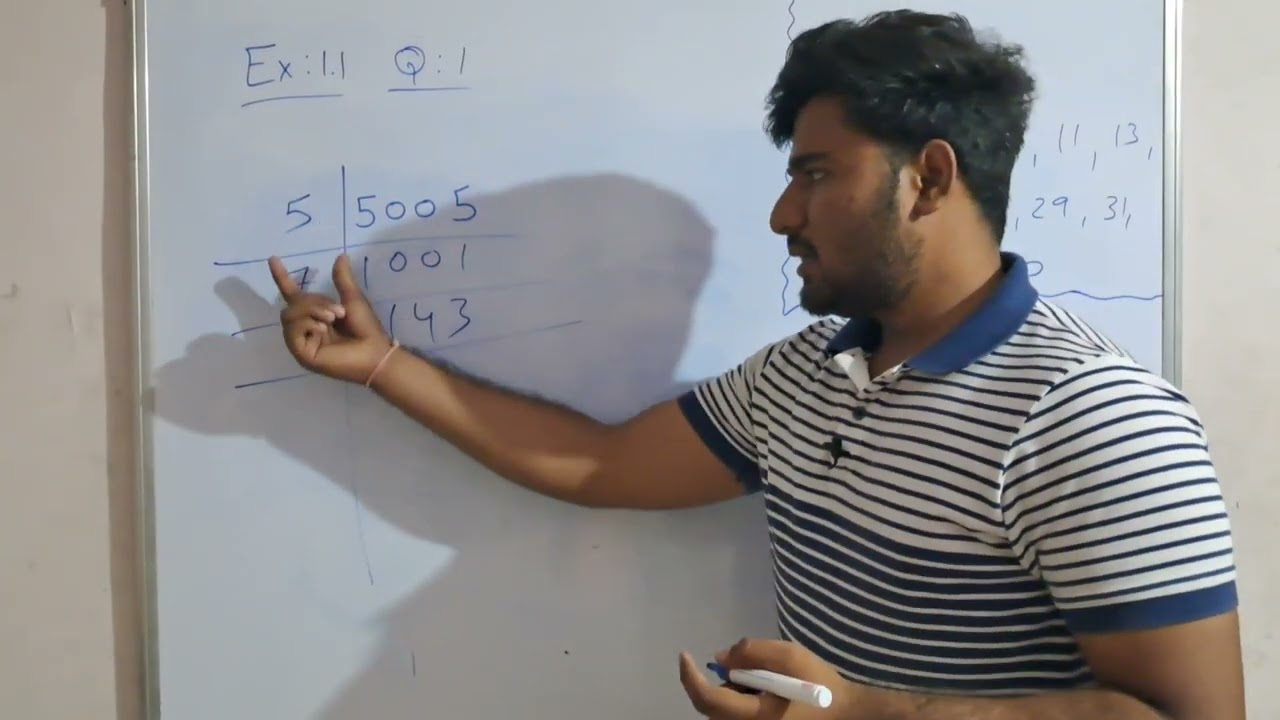 10th Maths Exercise 1.1 (Q1) | Full Solution | Class 10 Maths Ch 1