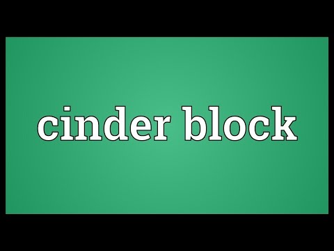 Video: Adakah saya memerlukan gerudi tukul untuk blok cinder?